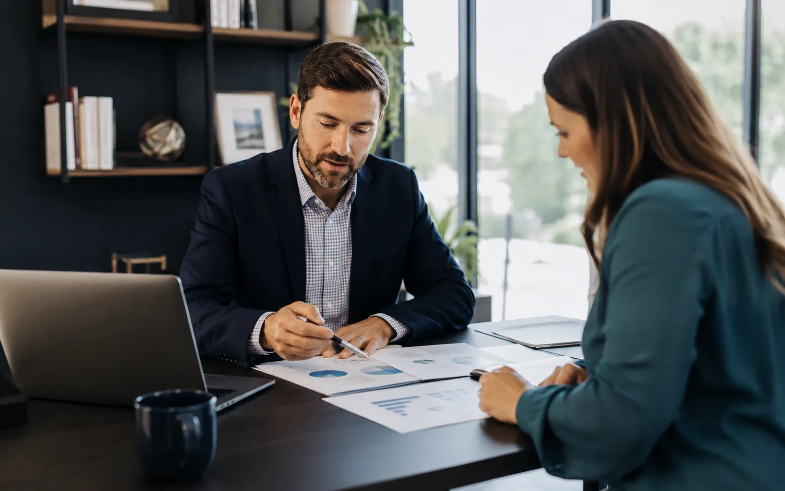 Small business tax planning meeting with EA advisor